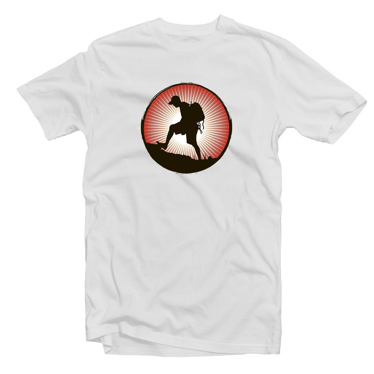 Hiking at Sunset Organic T-Shirt